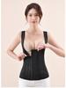 Postpartum Tummy Control Push-Up Corset Vest: Six-Row Hook Body Shaper for Women