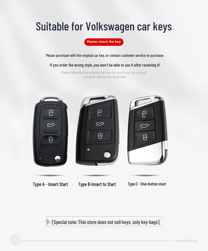 Volkswagen ID.3/ID.4/ID.6/ID.7 CROZZ Key Case Protective Buckle for Women