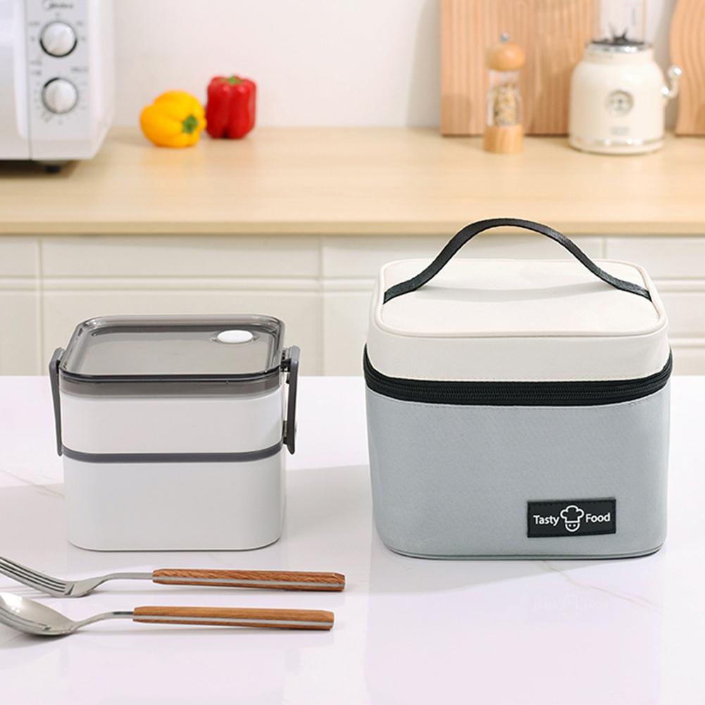 Insulated Lunch Box Men Women Travel Easy to Carry Camping Picnic Bag Cold Food Cooler Thermal Bag Kids Cookware Insulated Case  Practical Use