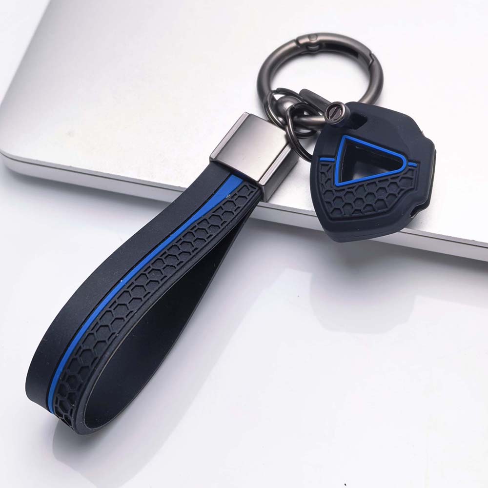 Silicone Car Key Cover Case Shell with keychain for Kawasaki motorcycle Ninja Series Z Series Adventure