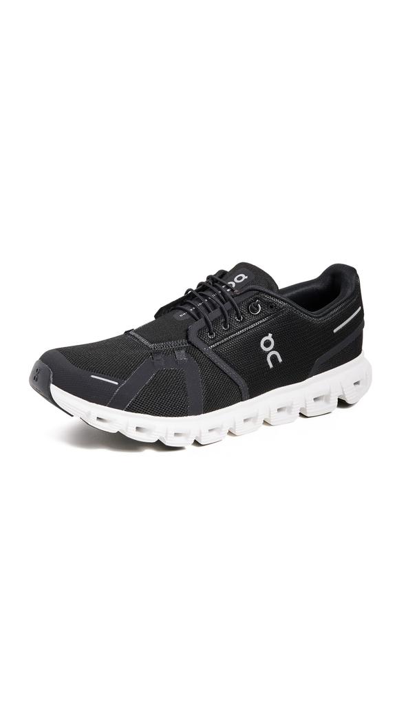 On Cloud 6 Size Men's Sneakers, 27.5cm (Cloud 6, Black/White, All-Day, Lightweight, Cushioned)