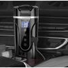 12V/24V Car Heating Cup Portable Stainless Steel Touch screen Digital Display Water Warmer Bottle Thermos cup Car Kettle