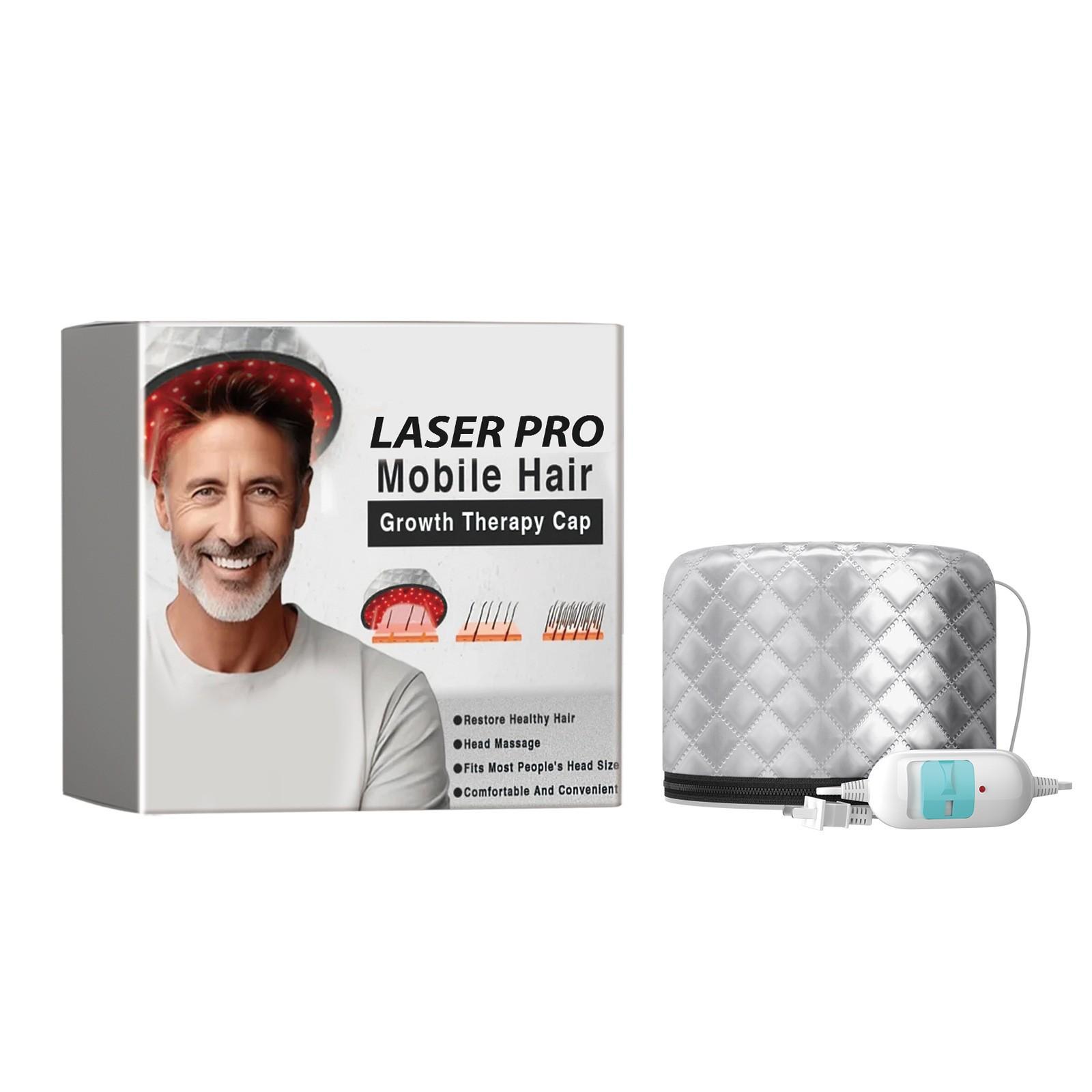 

Мобильная шапочка для роста волос, уход за волосами, способствует росту волос, массирует и расслабляет кожу головы, снимает стресс и выпадение волос, 1шт белый