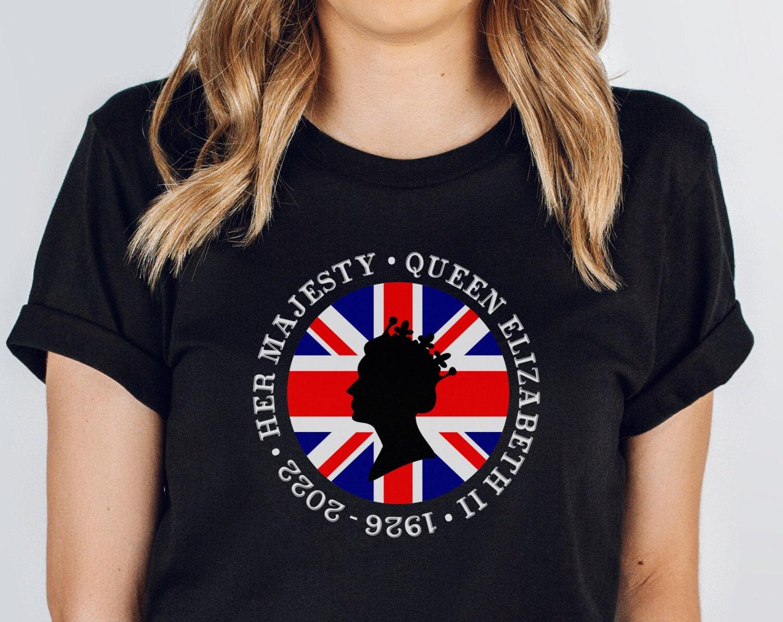 RIP Queen Elizabeth II Shirt | Her Makesty The Queen Tshirt | Monarch British Empire Memorial Tee 1926 2022Unisex S