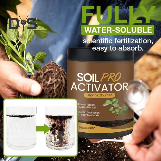 Proszek Aktywator Gleby Nawóz Bogaty w Składniki Odżywcze Stymulator Wzrostu Roślin Proszek do Aktywacji Gleby do Mieszanki Doniczkowej Siewek Kompost Rośliny Doniczkowe Zewnętrzne