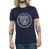 Black Panther Mens Distressed Logo Cotton T-Shirt