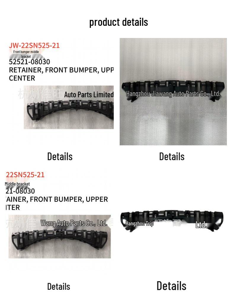 2022 Toyota Sienna Front Bumper Center Bracket 52521-08030