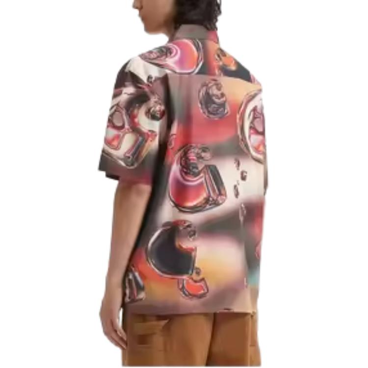 Carhartt WIP Short Sleeve Realistic Logo Pattern American Shirt Men shirts CHXSRI035155P