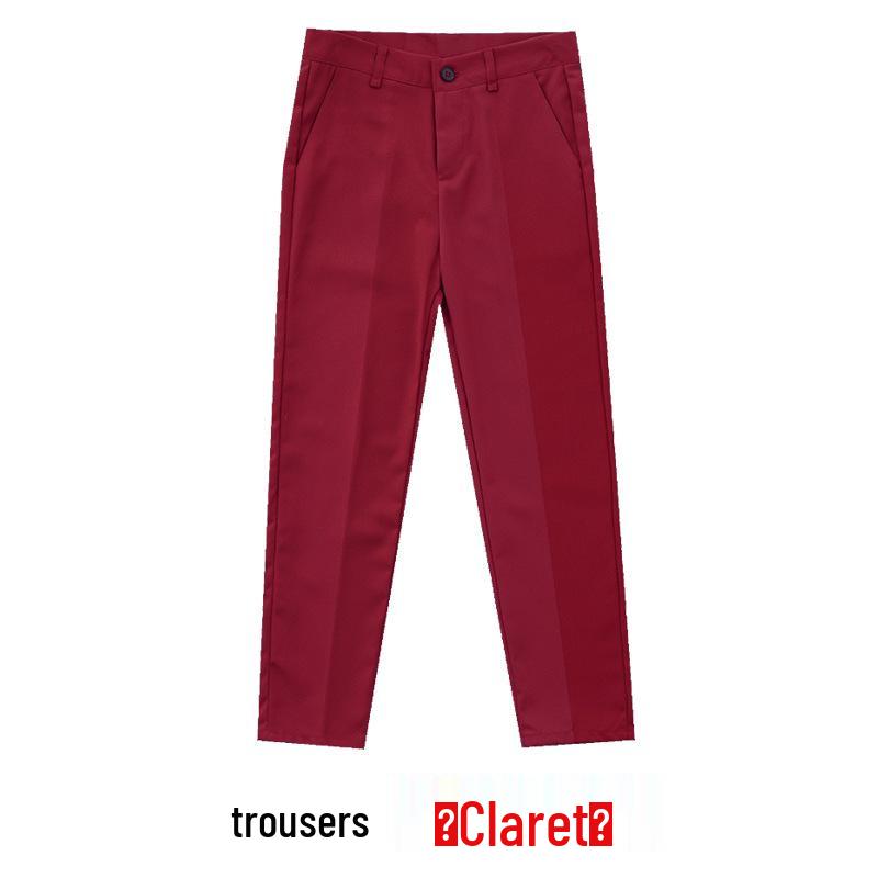 Calças de Uniforme Escolar Infantil: Preto, Branco, Azul Escuro para Meninos, Alunos do Ensino Fundamental