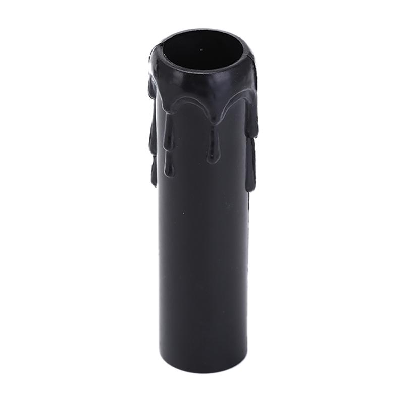 10Pcs Plastic Drip Candle Tube For Chandelier Light Bulb Covers Sleeve