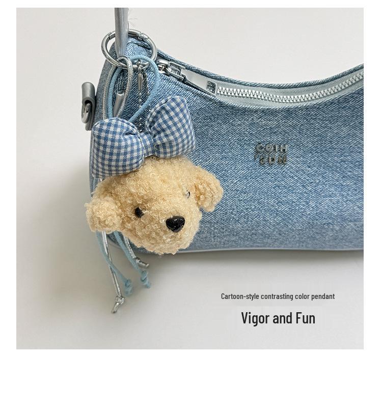 Chic Color Block Underarm Bag: Personalized Single Shoulder & Crossbody Handbag for Casual Wear