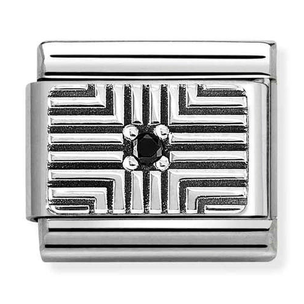 Composable Classic Symbol Enameled Cubic Sterling Silver Link 330310 (Choose 1) Men's and Women's Bracelet Brand Gift
