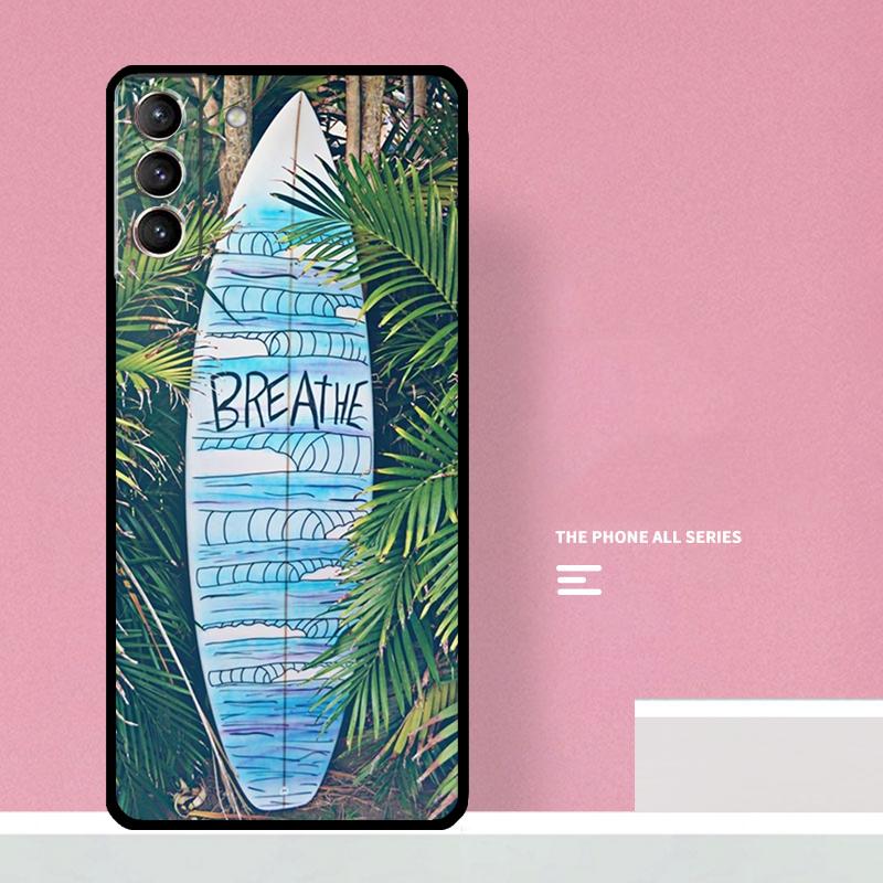 Surf Surfing Phone Case For Samsung Galaxy S26 S23 Ultra S20 S21 S22 S24 S25 Plus S10 S25 FE Cover Coque