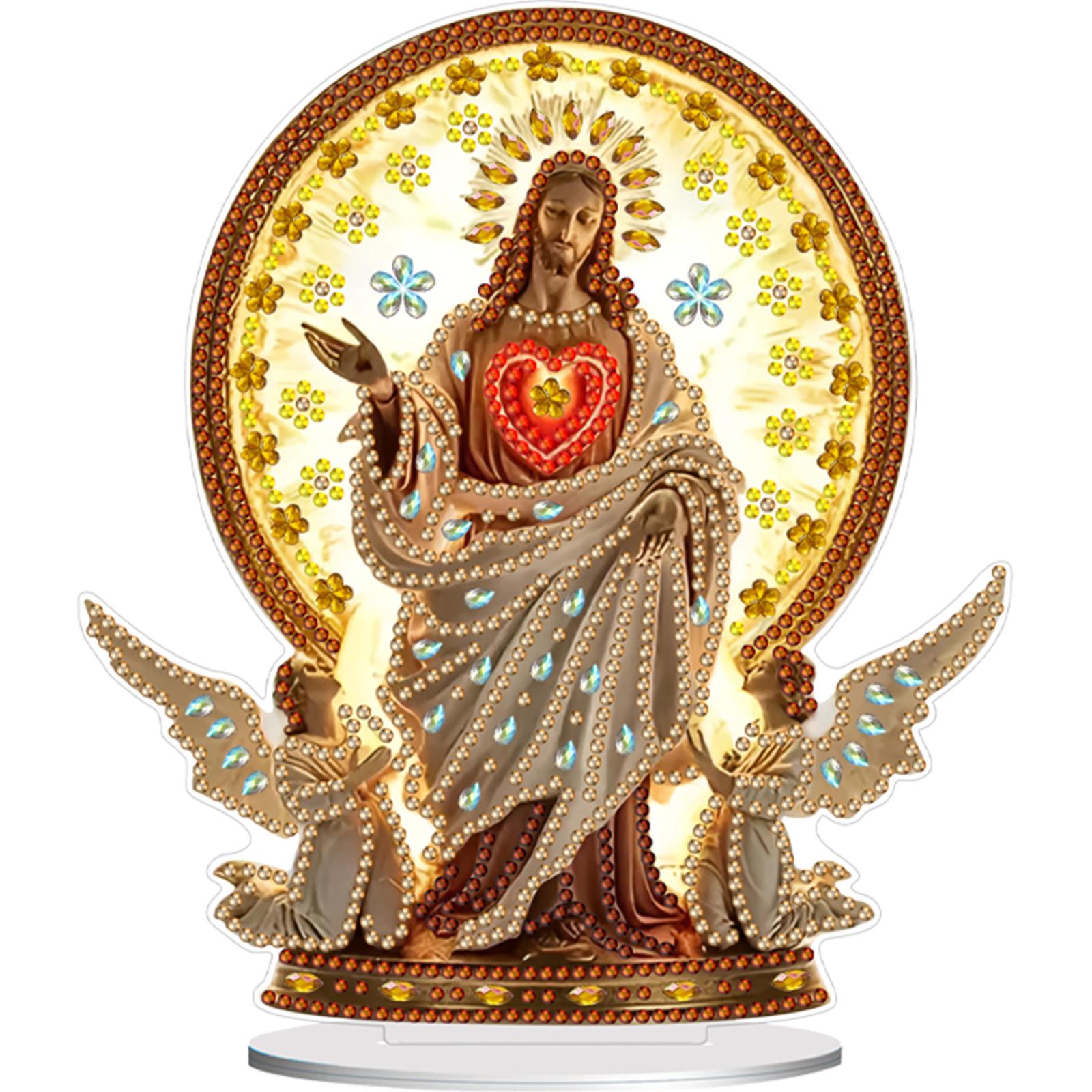 

Акриловые Особой Формы Исламские Рамадан 5D DIY Алмазная Живопись Настольные Украшения Украшения для Рабочего Стола для Начинающих