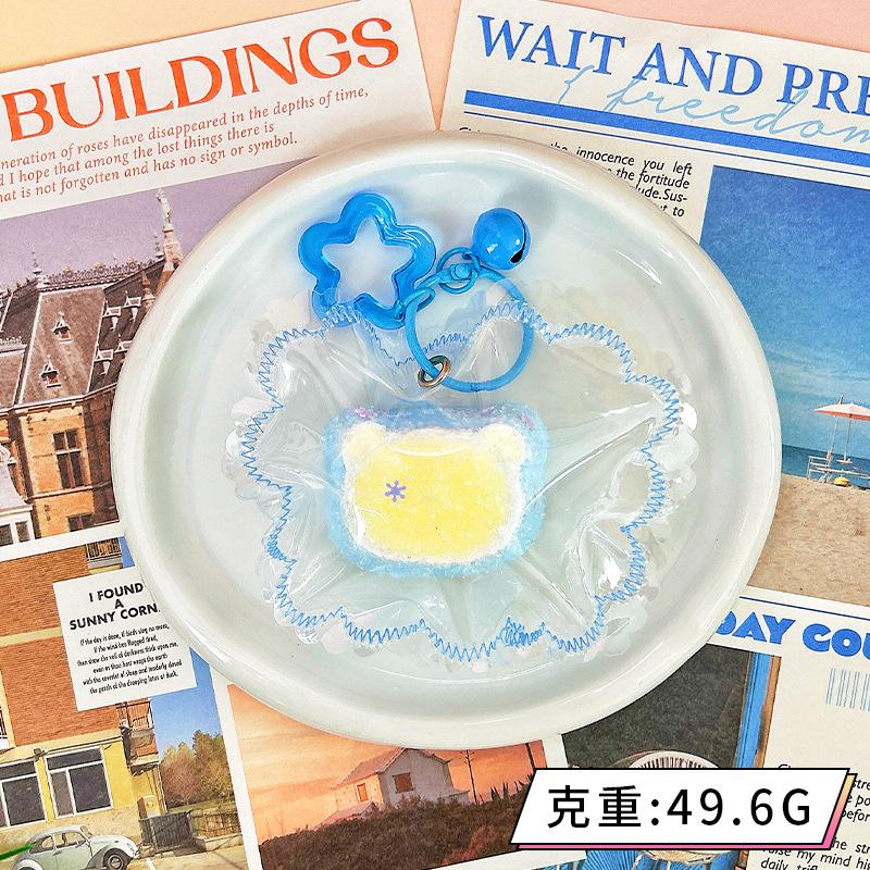 Food Grade Silicone Squeeze Cream Slime Crushed Ice Bear with Edges Stress Relief Squeeze Toy