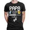 Papa 2026 Men T Shirt Future Dad French Texts Beer Lovers Father's Day Crazy Tee Shirt Short Sleeve T-Shirt Cotton Unique Clothe
