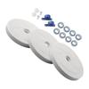 Pool Cleaner Kit for Polaris 180 280 Models with Essential 3 Large Wheels and 8 Ball Bearings for Effective Cleaning