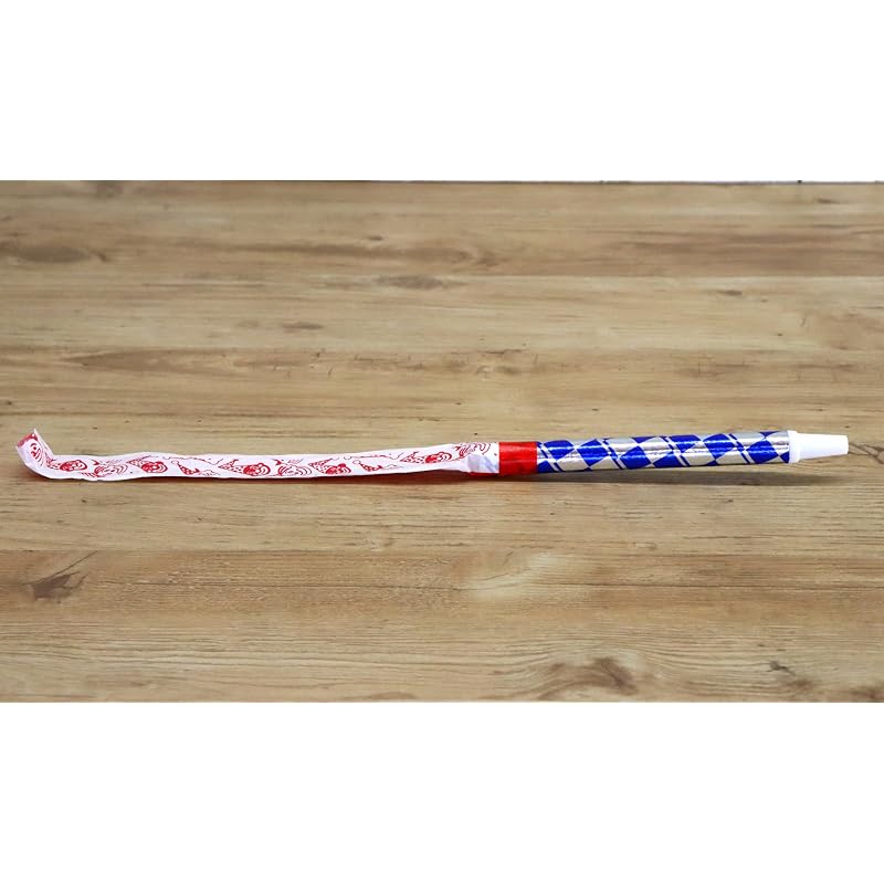 Japanese-made Traditional Toy, Retractable Party Blower (12-piece Set, Assorted Colors)