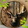 Metal Wall Decor Deer Antlers Rustic Deer Head Farmhouse Art