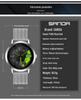 Sanda Men's Fashion Quartz Watch, Mesh Strap, Waterproof, Outdoor Casual, Hollow Wheel Dial.