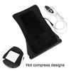 Lumbar Traction Electric Heating Hot Compress Adjustable Lumbar Spine Disc Herniation Massager Black