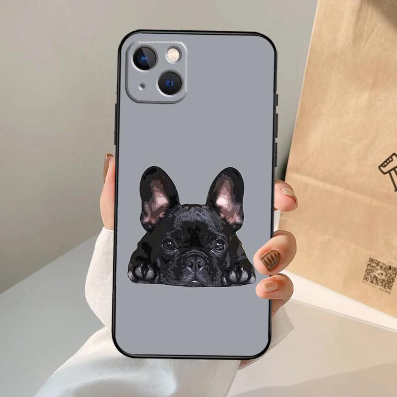 

French Bulldog Dog Phone Case For iPhone 17 Air 16 15 14 13 12 11 Pro Max 12 13 mini 15 16 Plus 16e Cover Coque iPhone 13 mini