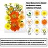 205Pcs Pressed Dried Flower For Resin Natural Dry Flower Leaf with Tweezers Sticker for Art Craft Candle Jewelry Making