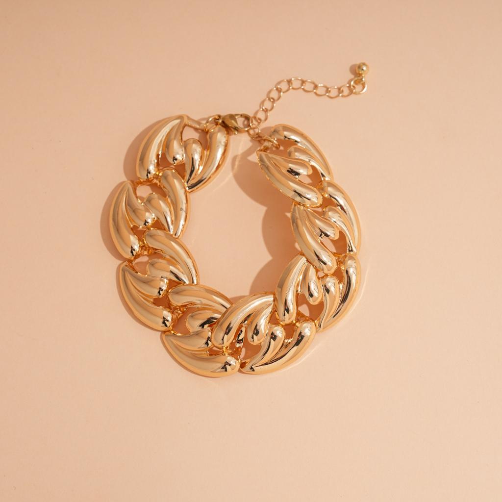 Acrylic Oval Diamond Ring Bracelet Earrings Necklace Accessories Women's Clavicle Chain Versatile Necklace