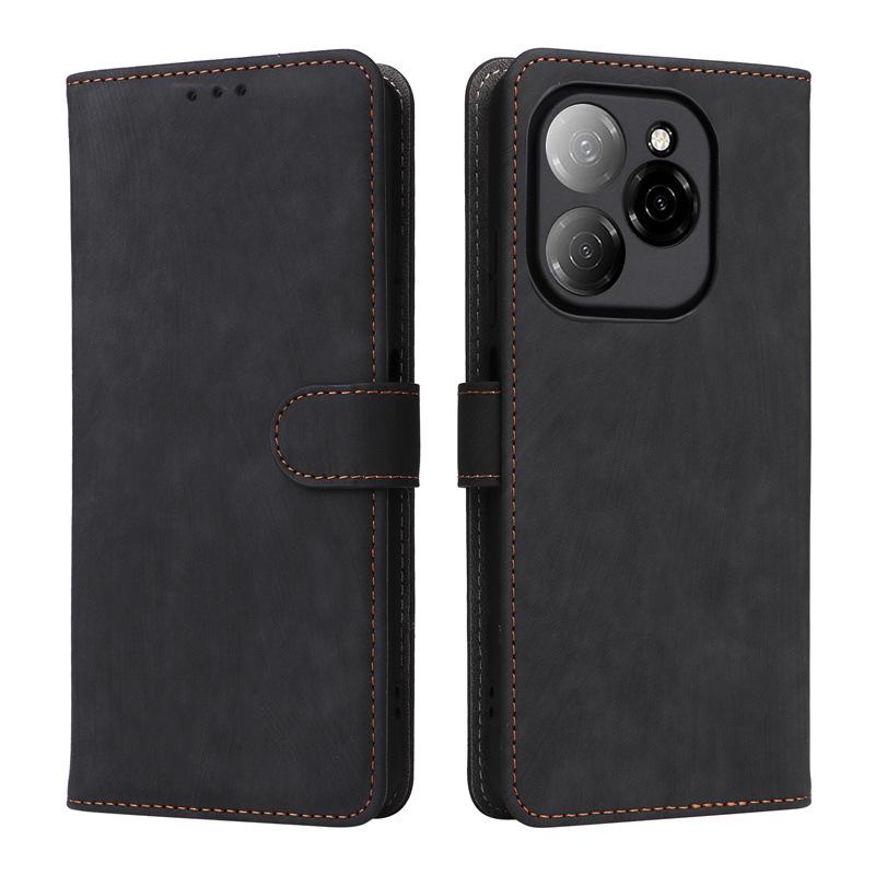 Tecno Spark 20 Pro 5G Leather Case with Card Slot & Stand