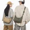 Japanese Washed Nylon Bag Couple Messenger Bag Versatile Leisure Travel Small Satchel Light and Simple Dumpling Bag
