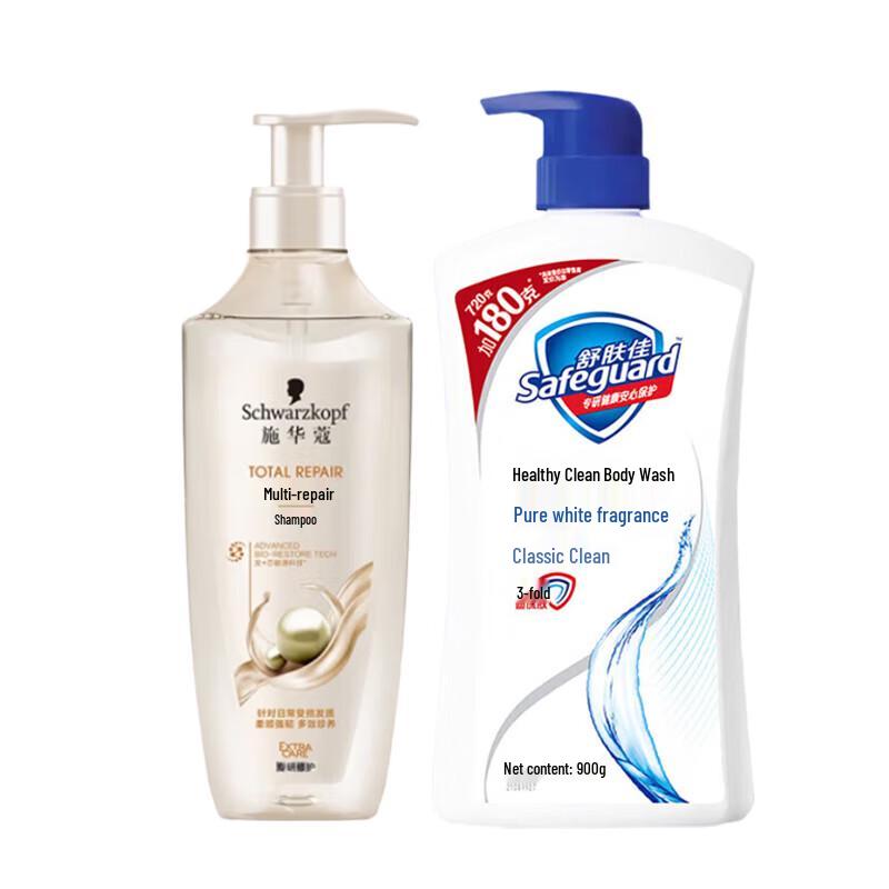 Schwarzkopf Multi-Effect Repair Shampoo & Fragrant Shower Gel Set