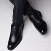 Fashion Luxury Men's Dress Shoes British Style Male Business Leather Shoe Lace Up Height Increase Casual Shoes High Quality Men Shoes
