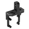 RC Aluminum Alloy Rear Upper Link Riser Black High Strength RC Rear Upper Link Riser for Axial