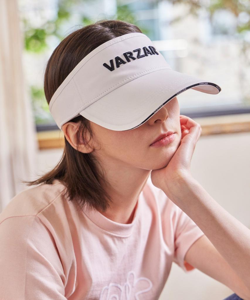 Bajal Sandwich Visor Sun Cap White