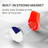 Soft and Sturdy Silicone Golf Hat Clip with Magnetic Holder Designs Decoration with Various Hat Types Daily Use