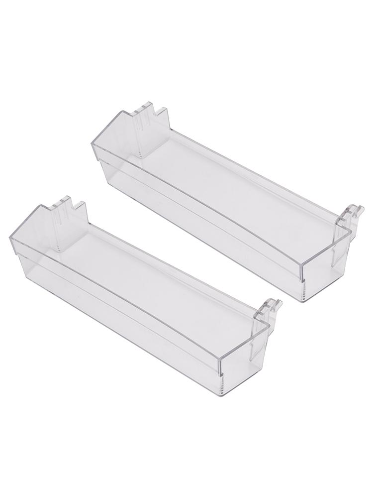 2PCS Fridge Shelf Grey Clear Middle Or Top Door Bin 306mm For Dometic Caravan