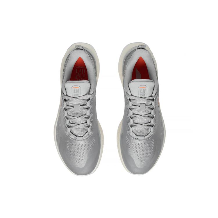 Li Ning YueYing Element Dämpfung Niedriger Schaft Laufschuhe Herren Mikrokristallines Grau ARHS007-3