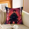 K-Kamado T-Tanjiro Cushion Cover Car Throw Pillow Case For Sofa Car Christmas Gift 40x40cm 45x45cm