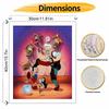 Disney Pinocchio Geppetto DIY Painting Kit Classic Style Home Decor Craft Gift Idea Wall Art Room Decor Handpainted Canvas Painting