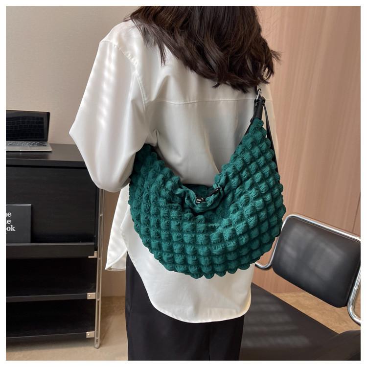 2023 New Korean Style Shoulder Bag Chic Bubble Cloud Bag Simple Fashion Handbag