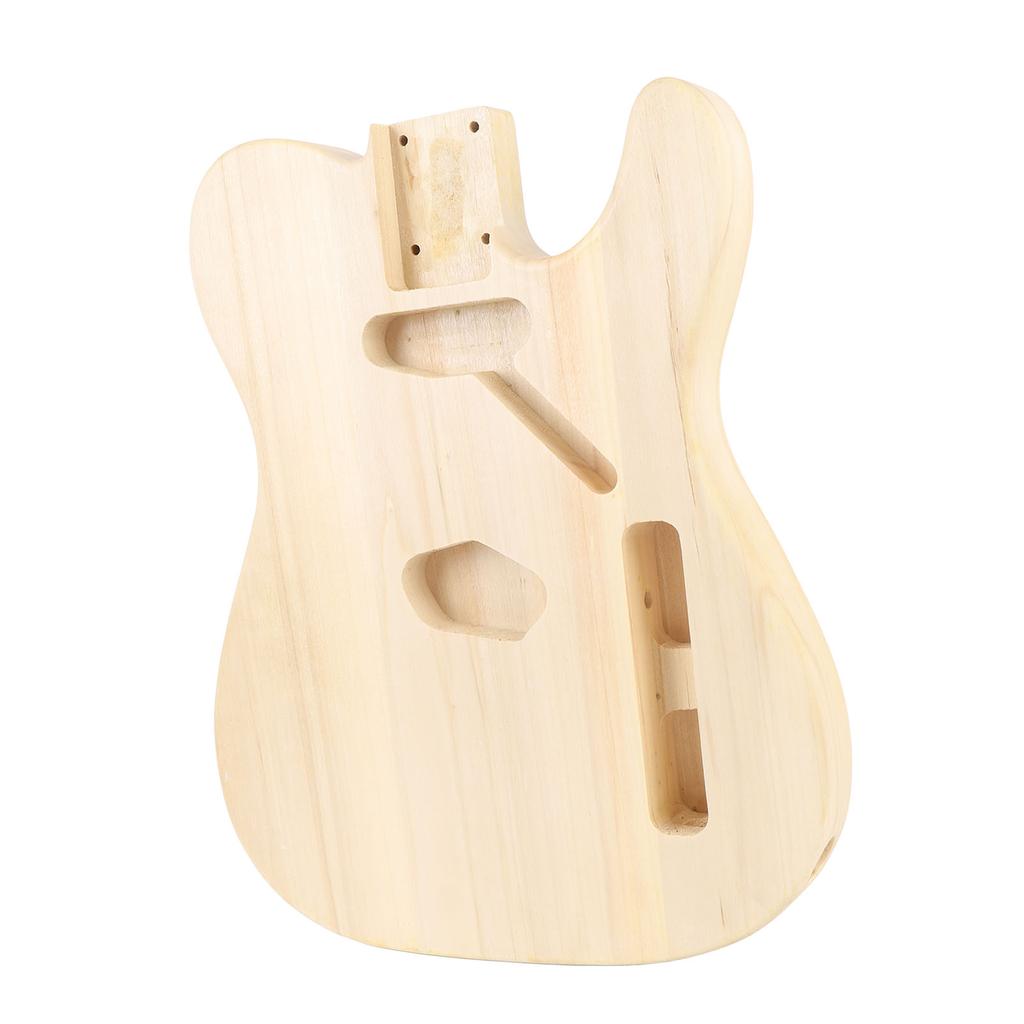 Guitar Body Walnut Wood Single Pickup Hole Electric Guitar Body Replacement for Handcraft