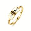 1Pc Fashionable, Fashionable, Multi-functional, Simple Titanium Steel Ring, with A Strong Sense of Design