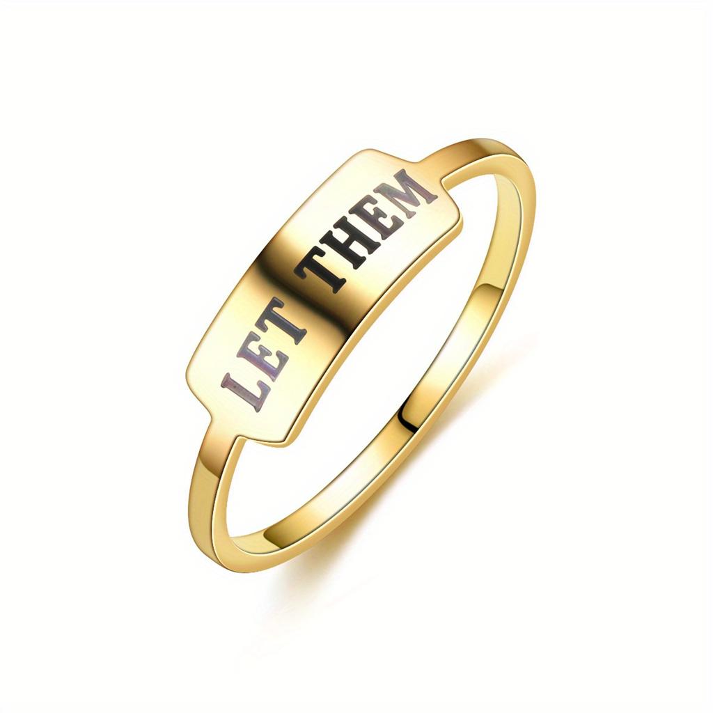 1Pc Fashionable, Fashionable, Multi-functional, Simple Titanium Steel Ring, with A Strong Sense of Design