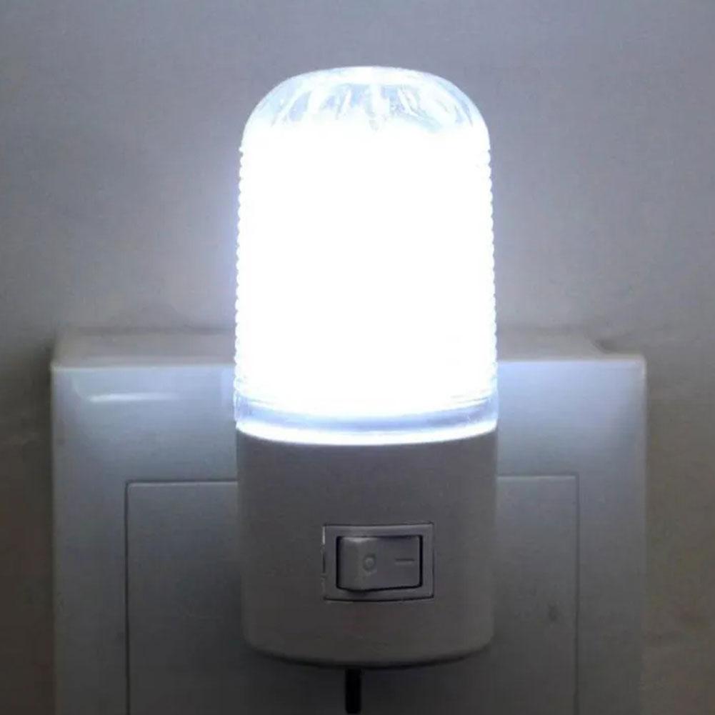 Socket LED Night Lights Indoor Wall Lamp Baby Feeding Bedside Cabinet Lamp Energy-saving Light Lamps Lights Stairs D2U9