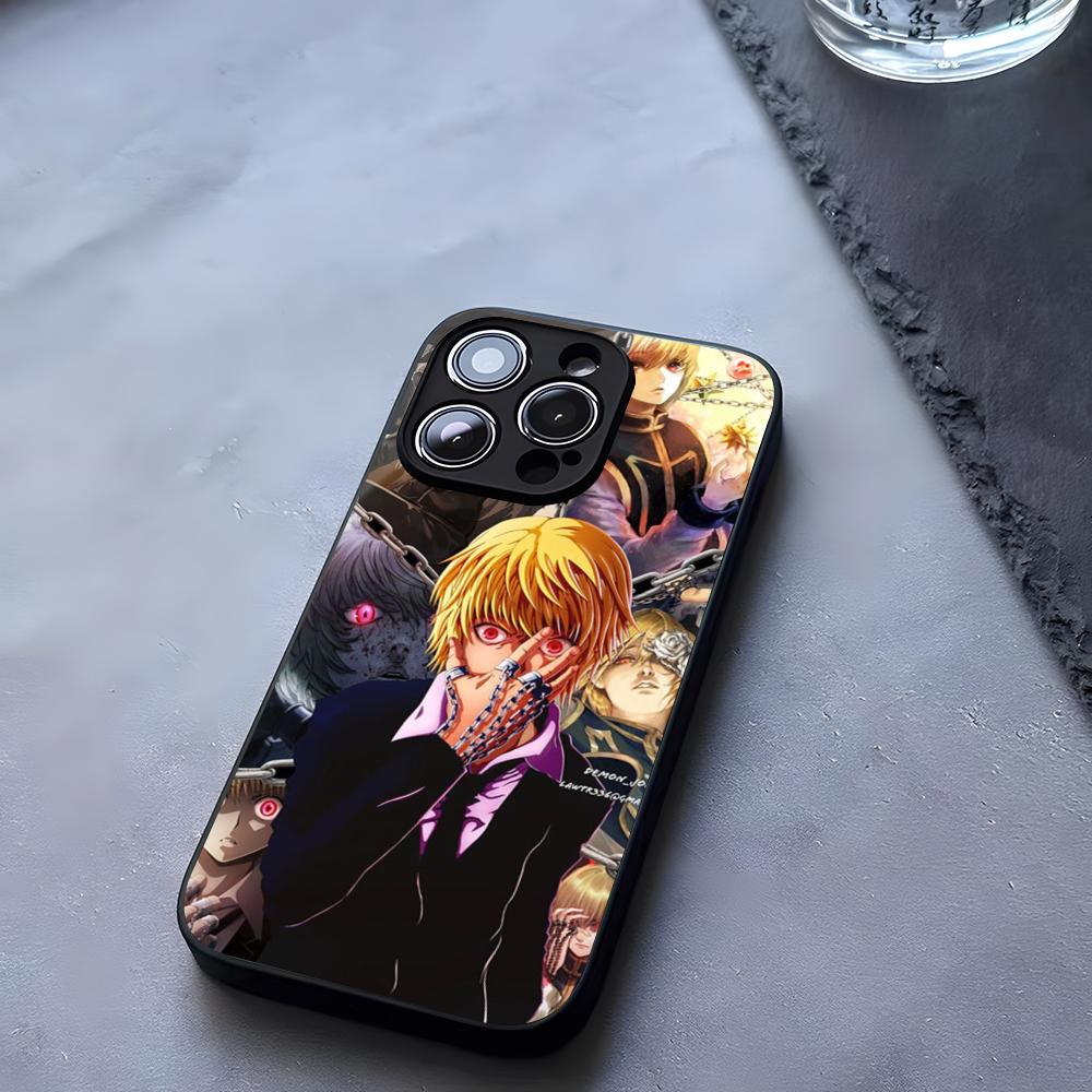 Anime Hunter X Hunters Kurapika Phone Case Tempered Glass For IPhone 17 13 14 16 12 15 11 Pro Max Plus Mini X XR SE2020 Coque