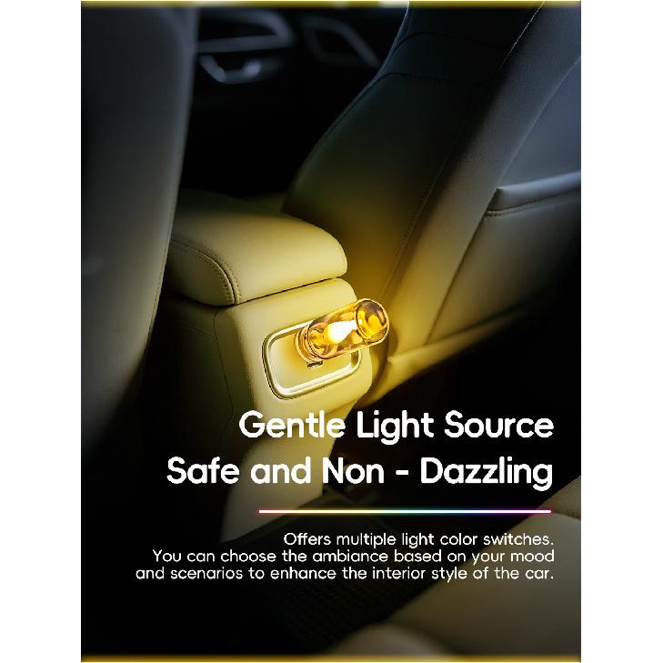 2x Car USB LED Rainbow Color 5V Retro LED Bulbs RGB Night Light Yellow Candle Style Camping Incandescent Decorative LED Lighting