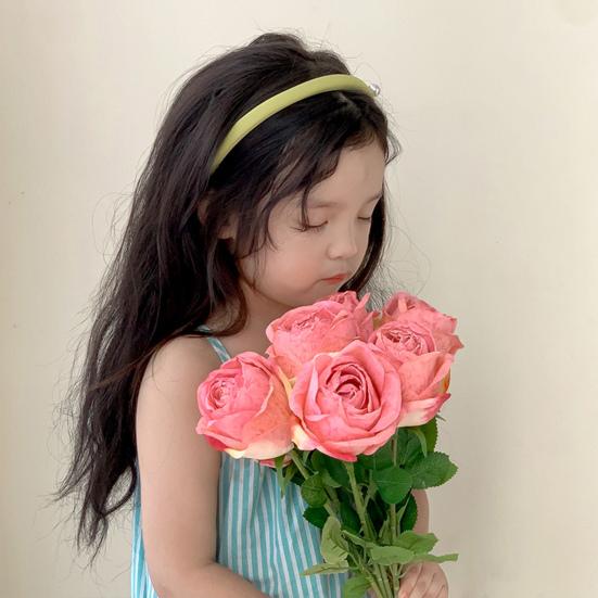 Artificial Roses Long-lasting Faux Silk Flowers Realistic Fake Roses with Flexible Stems for Vase Flower Arrangements Home Wedding Decor