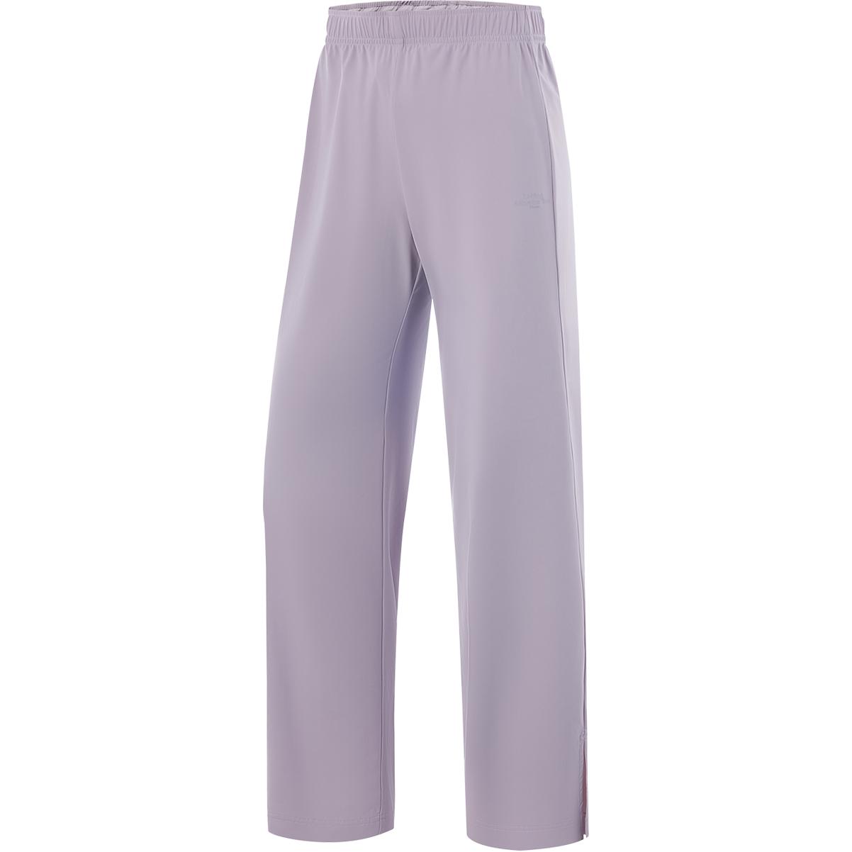 

Li-Ning Fitness Series Solid Color Casual Breathable Comfortable Straight Leg Woven Sports Pants Women Pants Smoky-Purple AKLU694-5 S