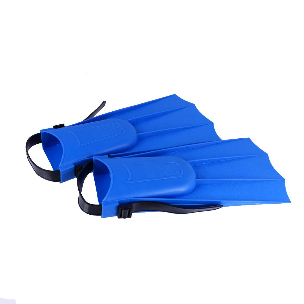 Rubber Swim Training Flippers for Men, Women , Short Swimming