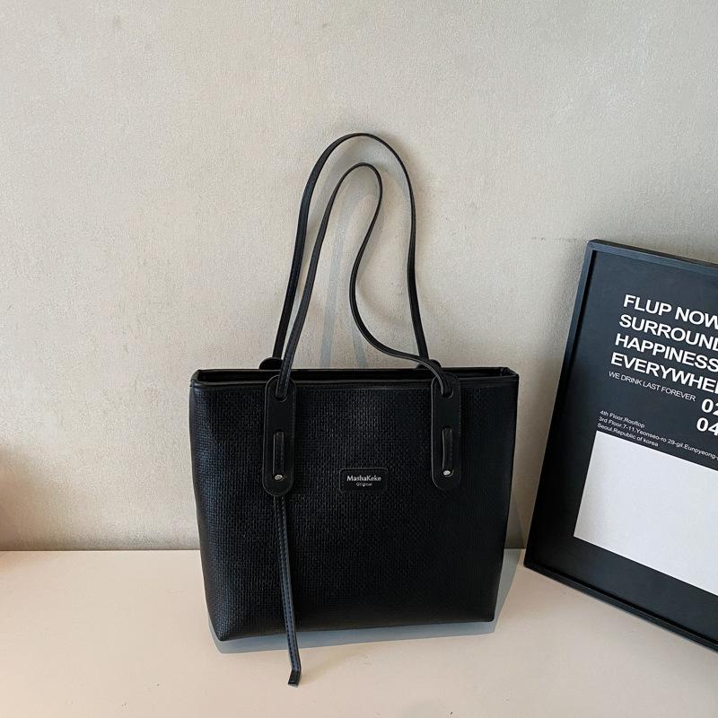 Premium Sense Large Capacity Tote Bag Women's New Versatile Shoulder Bag Niche Commuter Bag